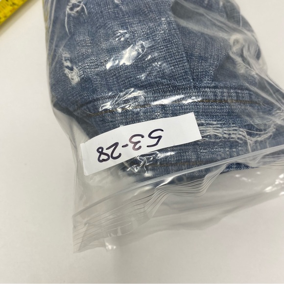 Free People Distressed Denim Bomber Tennis Jacket Small - Picture 12 of 12